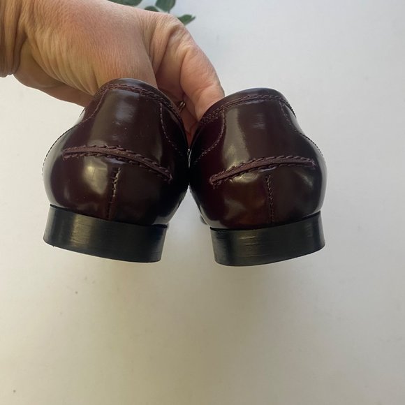 J. Crew Academy Penny Brown Leather Loafers Shoes - Picture 6 of 7